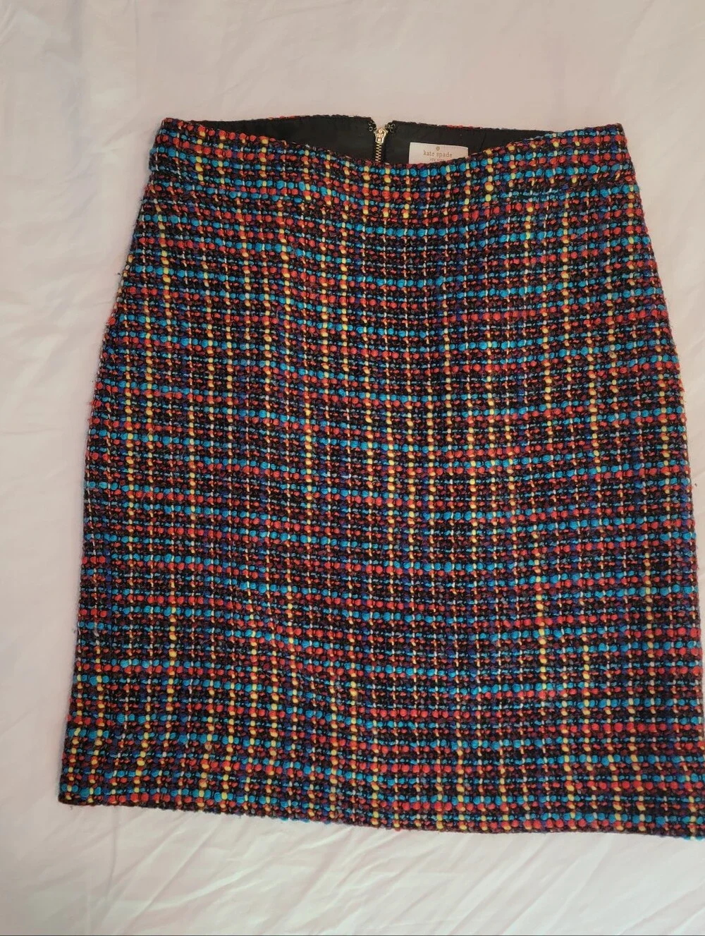 Boucle Tweed Multicolor Skirt